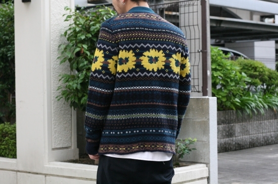 〈sacai man 2018 A/W COLLECTION〉Floral Knit Pullover - 画像3枚目