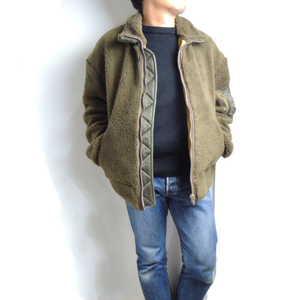 19aw 試着のみ THE NERDYS BOA MA-1-