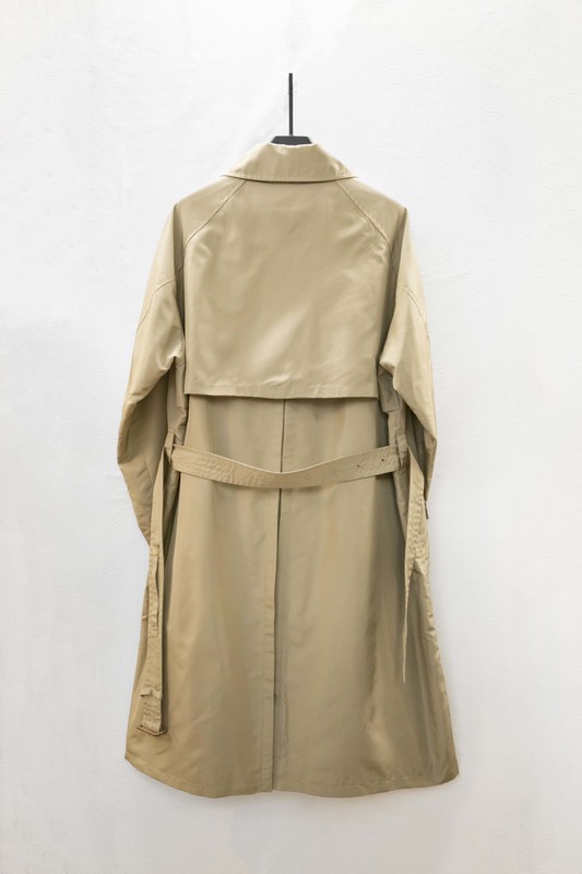 Silk Grosgrain Trench Coat - 画像3枚目