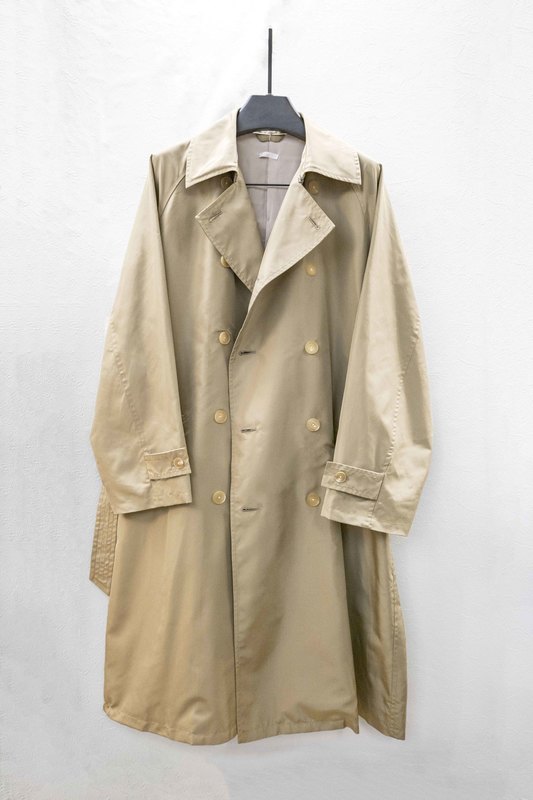 Silk Grosgrain Trench Coat - 画像2枚目