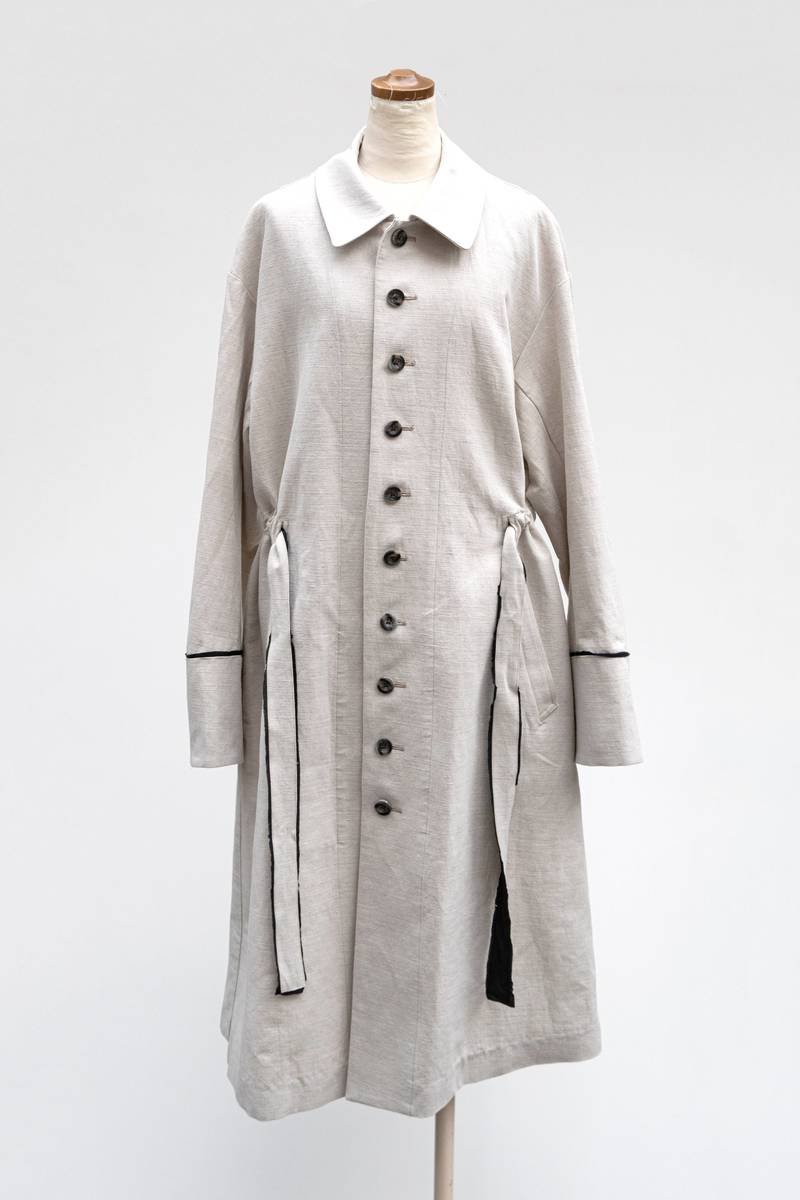 french linen coat - 画像3枚目