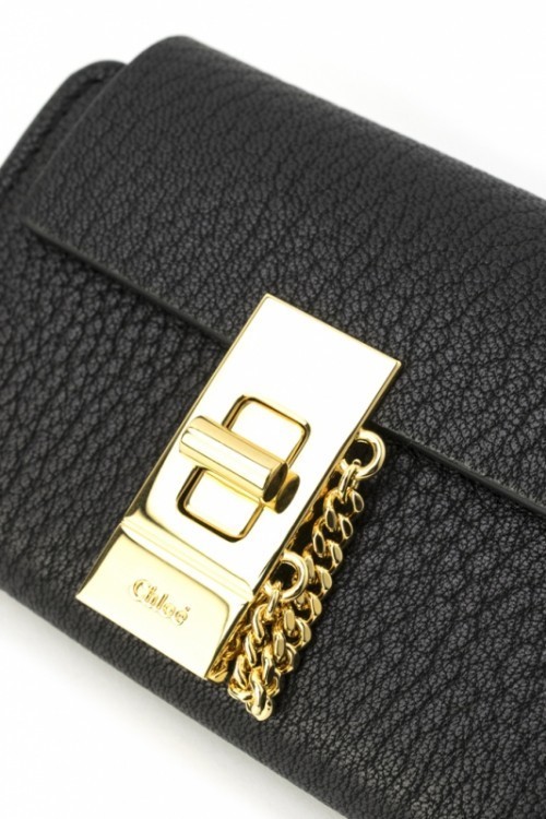 【Chloe】Drew Key Holder ( Black ) - 画像3枚目