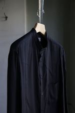 yohji yamamoto G-重ねスリットシャツ テンセルローン(HR-B31-212) 9/9