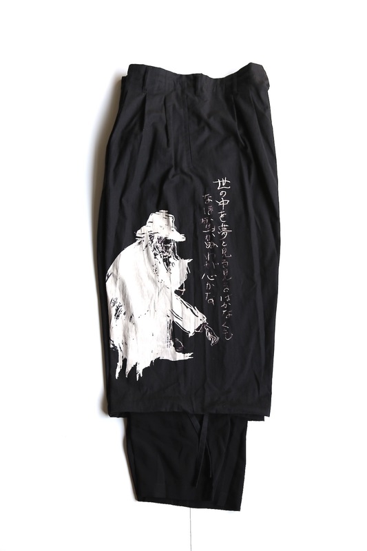 Yohji Yamamoto G-BS1211B反転柄Pパンツ発売 - マーク 山口のアイテム 