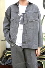 Graphpaper Colorfast Denim Blouson"GRAY"再販 2