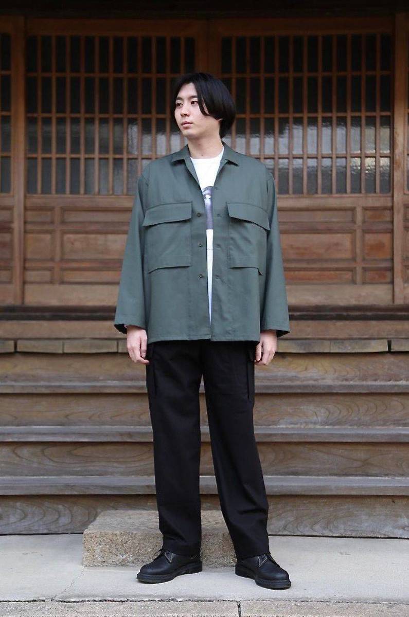 Graphpaper Wooly Cotton Military JacketTELAのGraphpaper