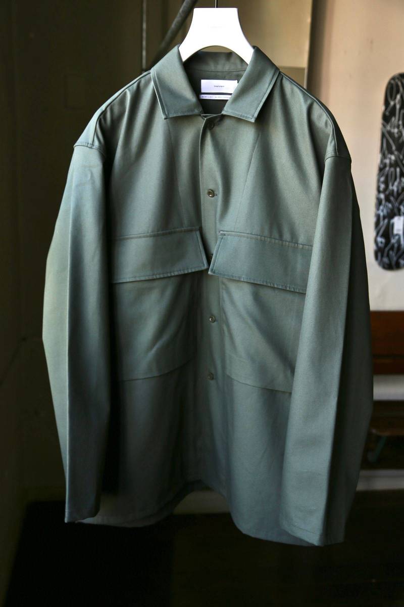 7,467円Wooly Cotton Military Jacket / C.GRAY