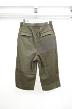 [The Viridi-anne] (ザヴィリディアン) VI-3569-04 FRAGMENT CROPPED TROUSERS (DARK OLIVE) 2