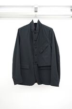 [The Viridi-anne] (ザヴィリディアン) VI-3561-06 WATER-REPELLENT STRETCH BLAZER (BLACK) 3