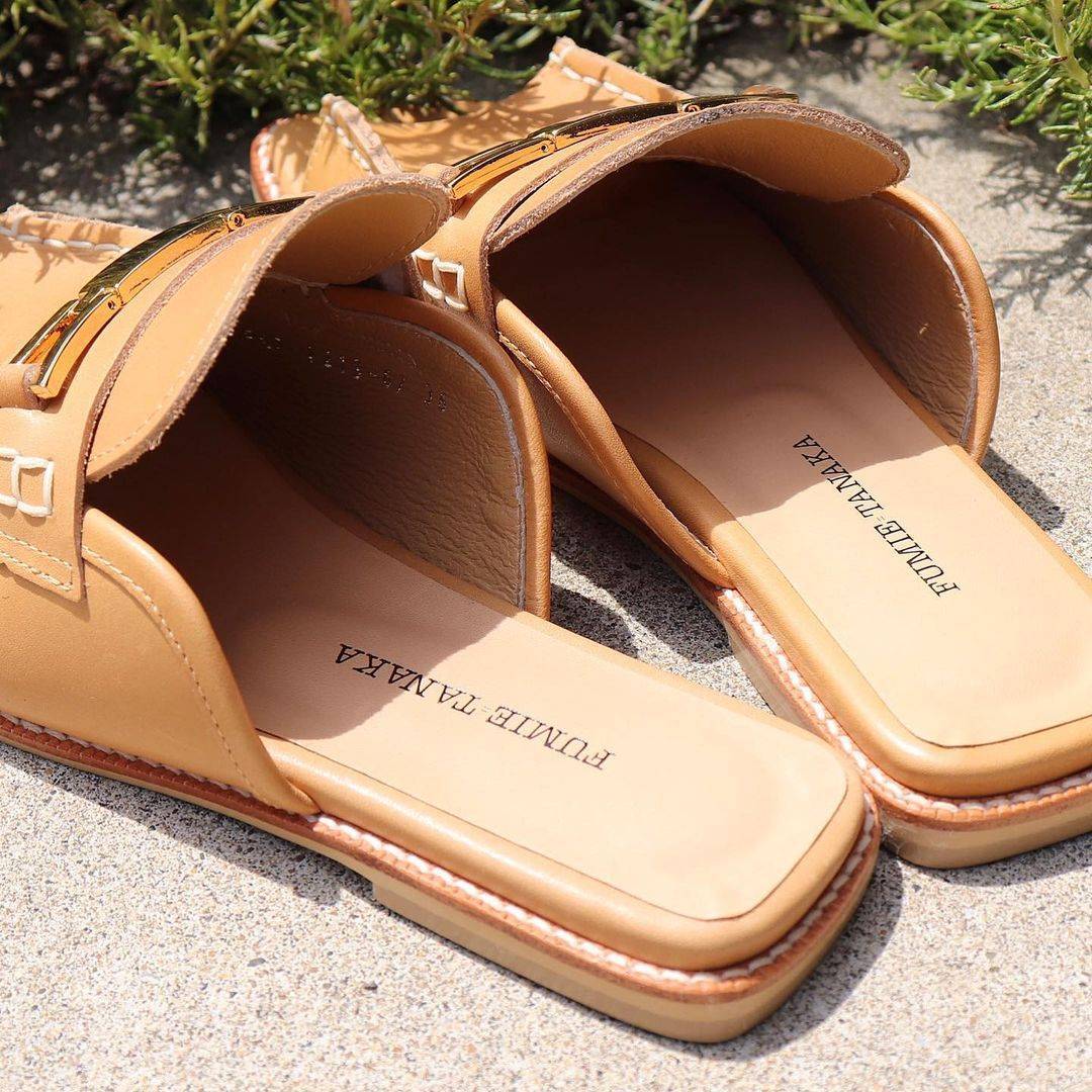 FUMIE TANAKA/フミエタナカ bit loafer sandal38MATERIAL