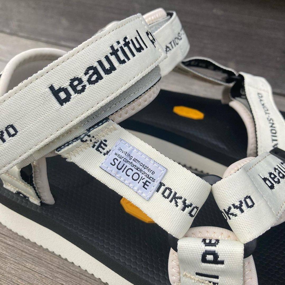 beautiful people / bp bp×suicoke logo belt sandals - 画像3枚目