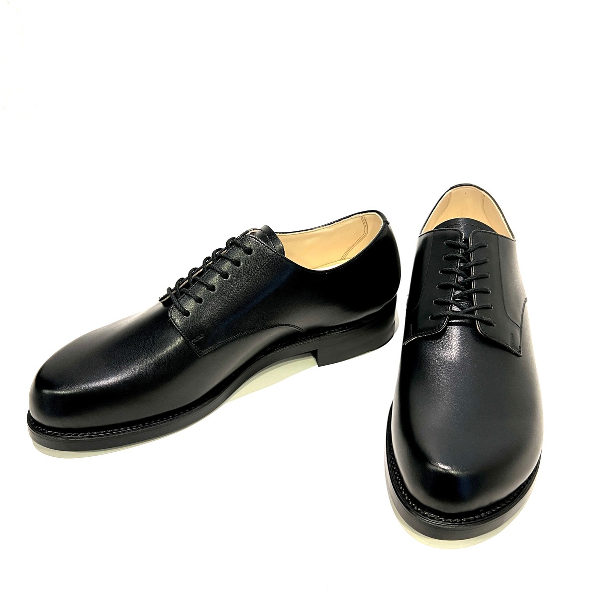 foot the coacher Oblique Derby-leather sole - フリーストレイン の