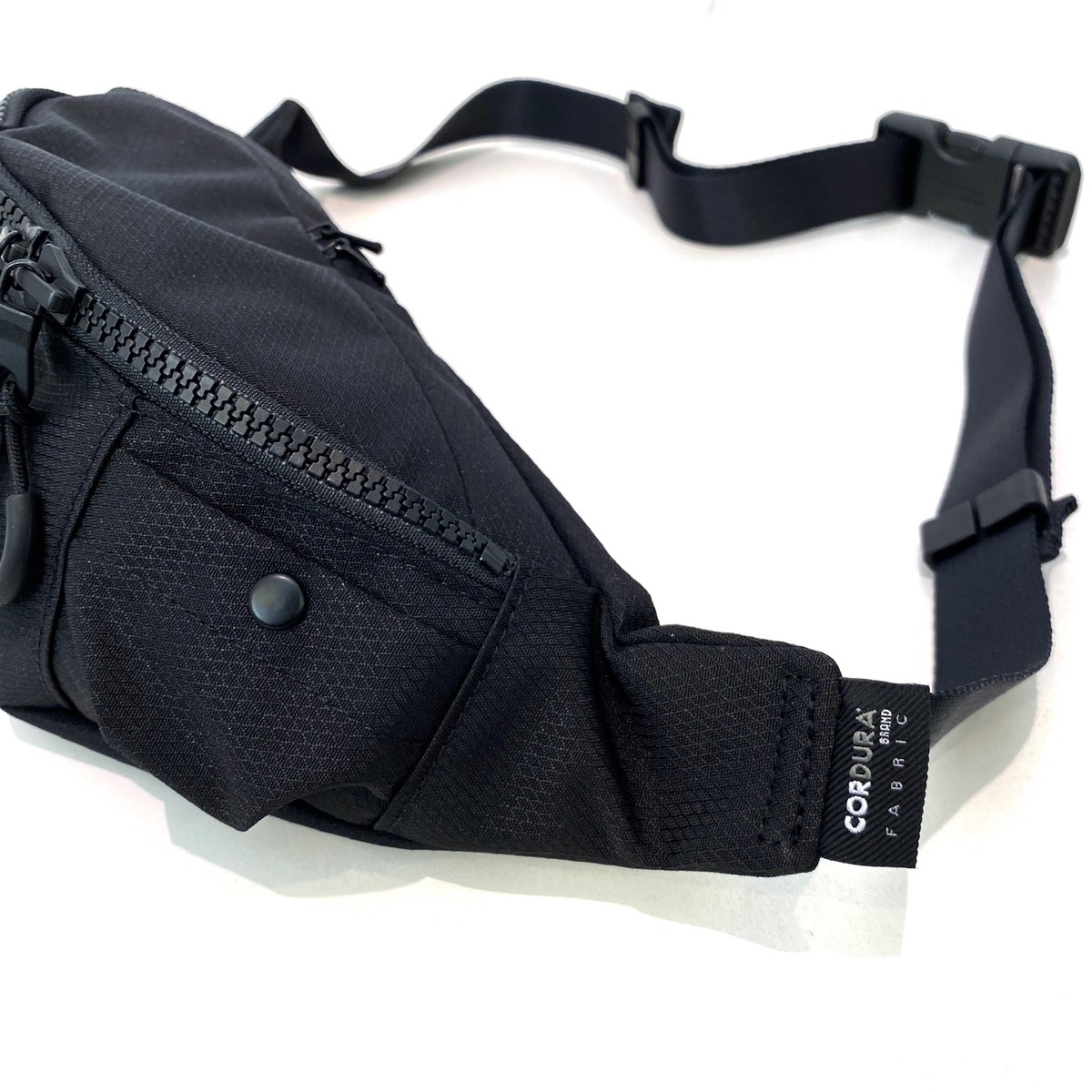 foot the coacher x PORTER anarcho waist bag-black ripstop - 画像2枚目