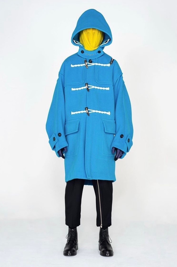 TAKAHIROMIYASHITATheSoloist double zip balloon shaped duffle coat