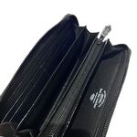 foot the coacher long zip wallet -black 2