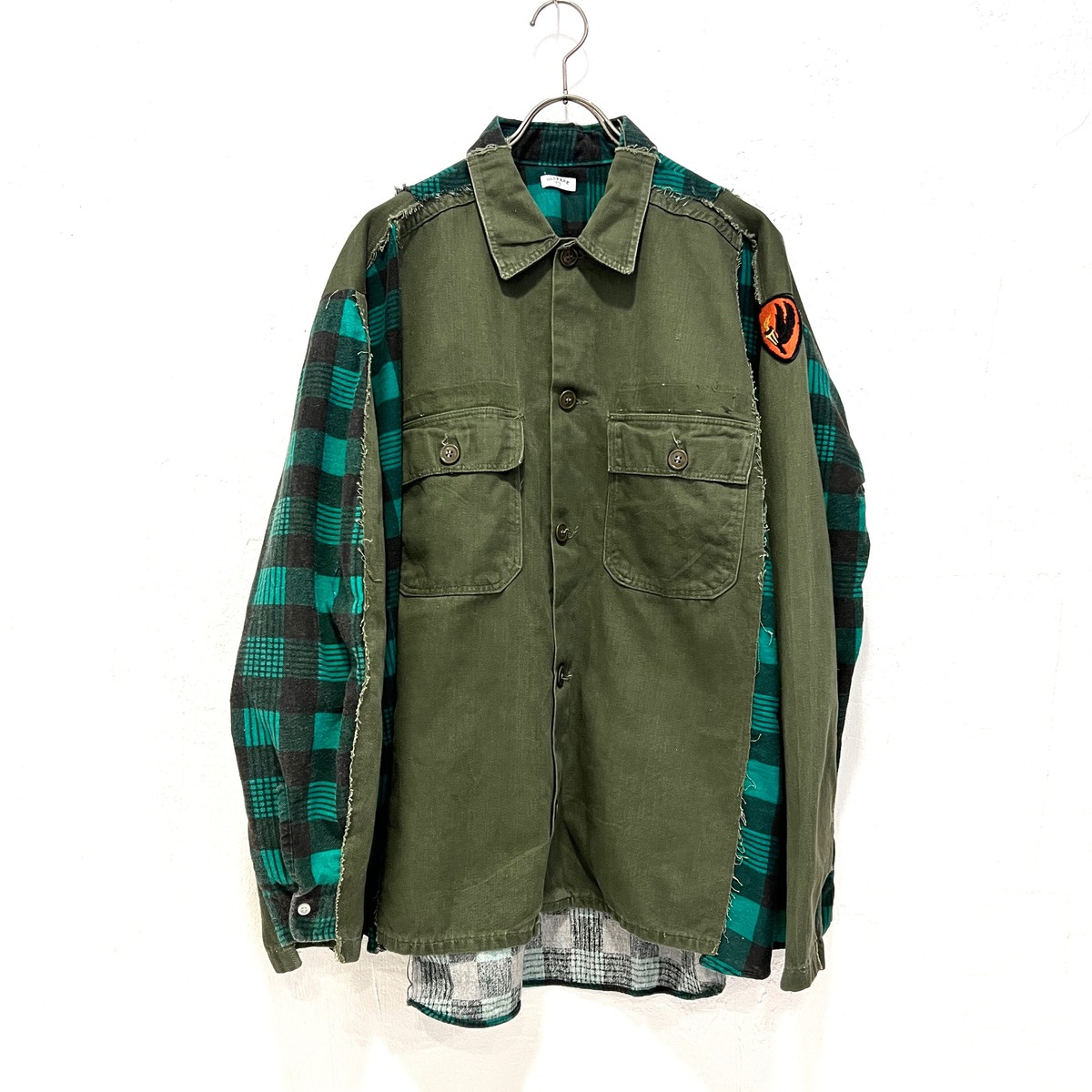 OLDPARK baggy shirt military - フリーストレイン のアイテム