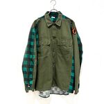 OLDPARK baggy shirt military 1