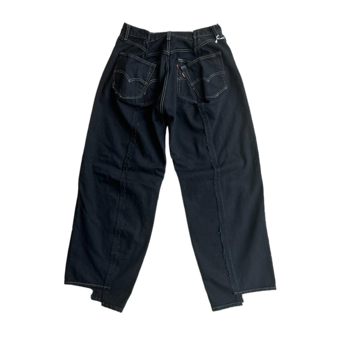 OLDPARK baggy jeans black -M - 画像2枚目