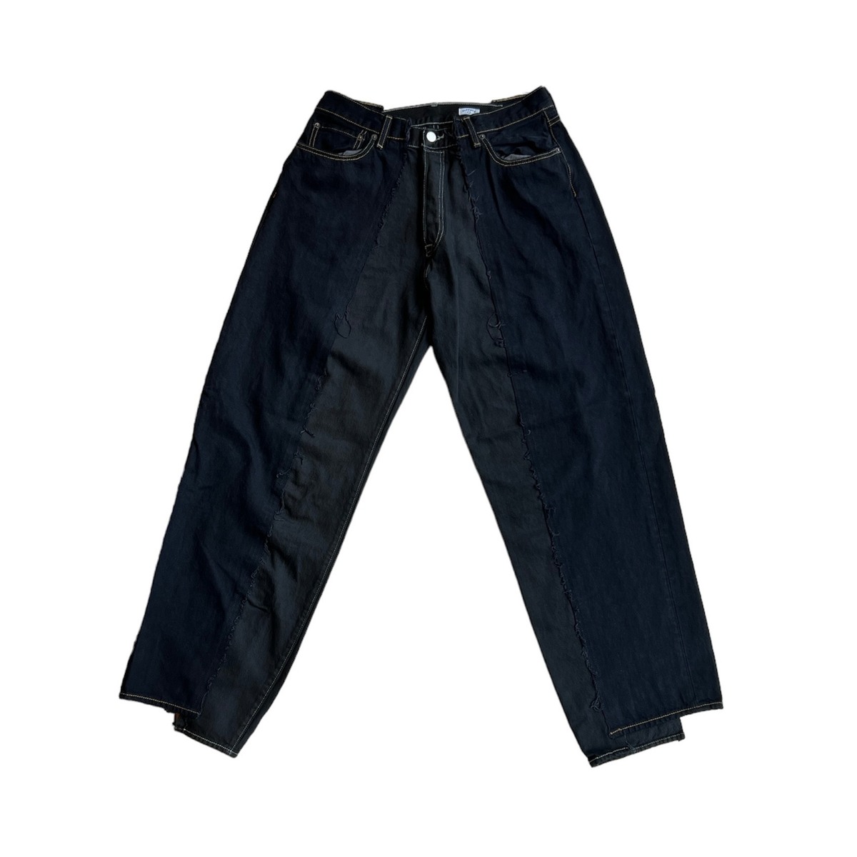 OLDPARK baggy jeans black -L - 画像2枚目