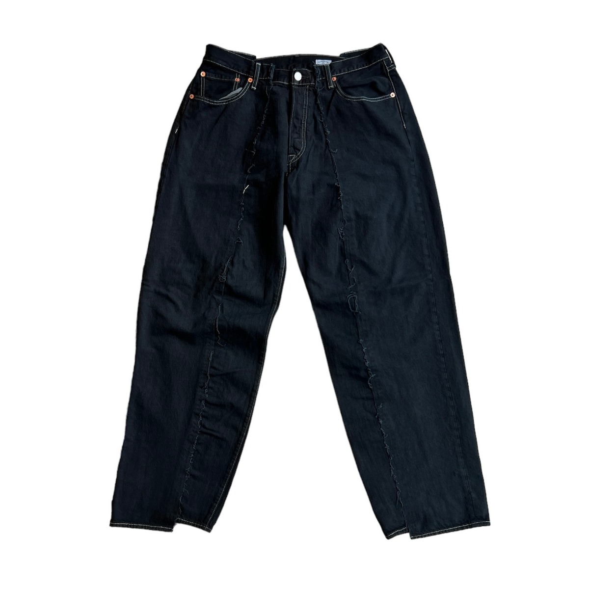 OLDPARK baggy jeans black -L - 画像3枚目