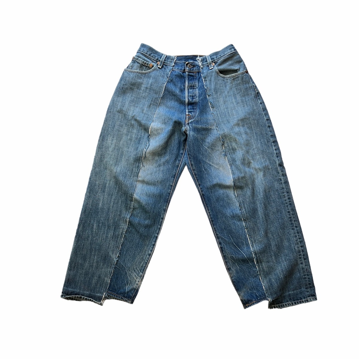 OLDPARK baggy jeans blue-M - 画像3枚目