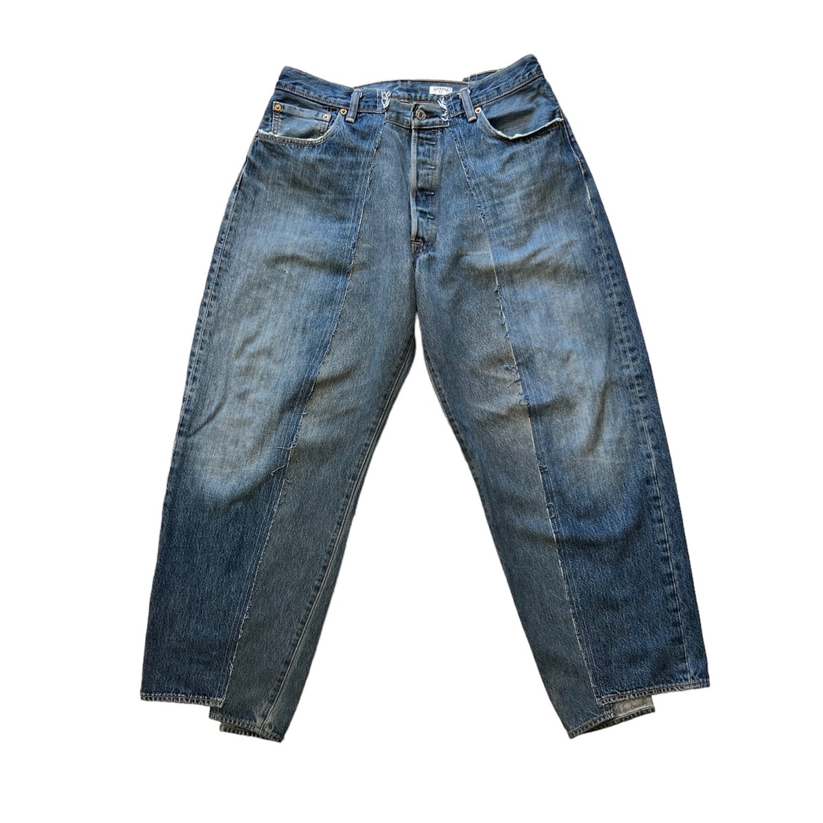 OLDPARK baggy jeans blue-L - 画像3枚目