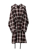 TAKAHIROMIYASHITATheSoloist medical gown shirt -brown ombre check 4