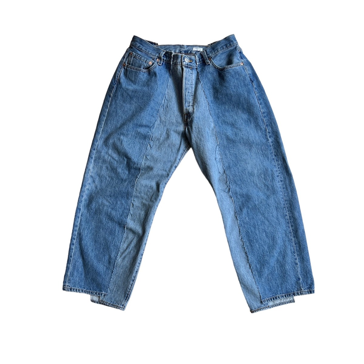 OLDPARK baggy jeans blue-L - 画像3枚目