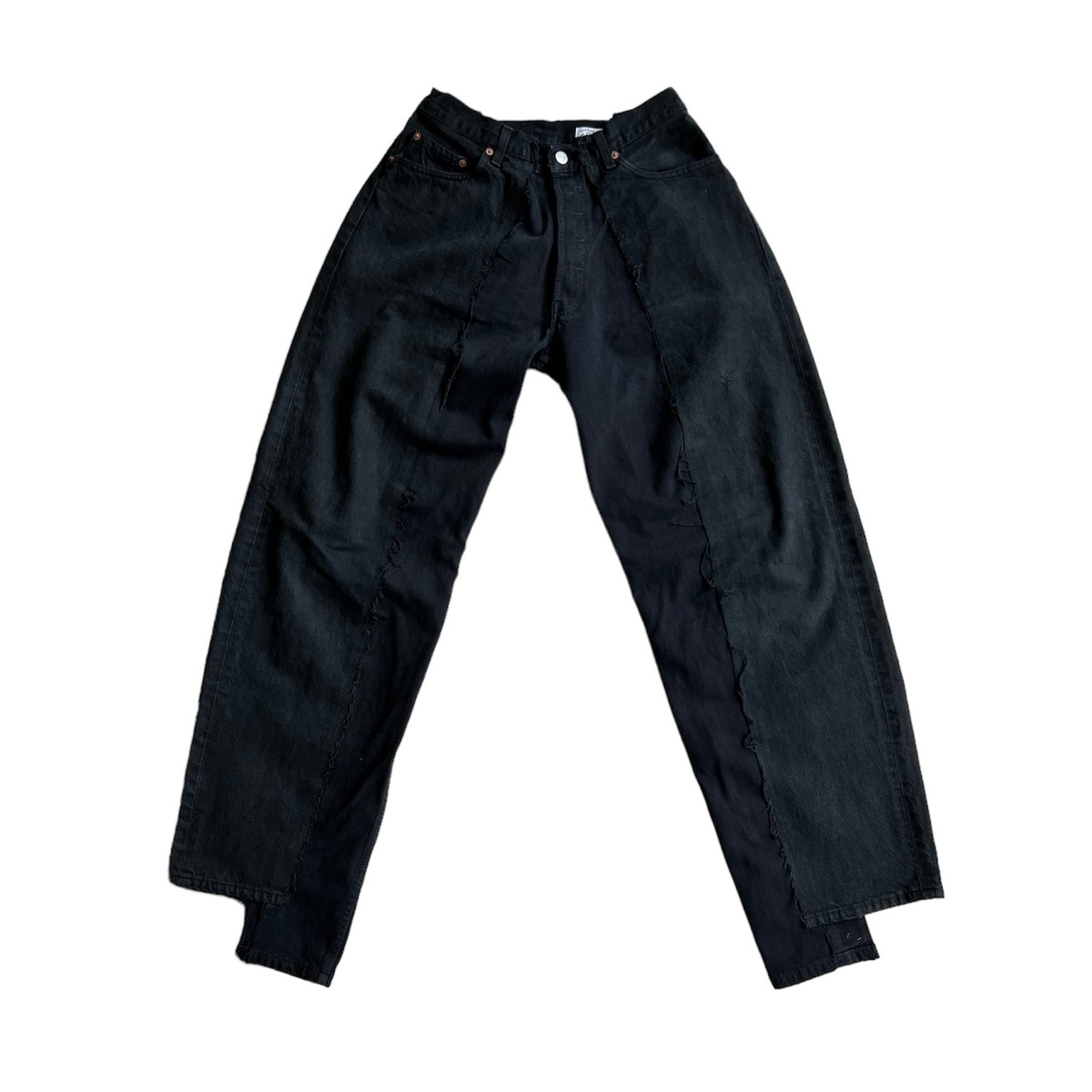 OLDPARK baggy jeans black -M - 画像3枚目