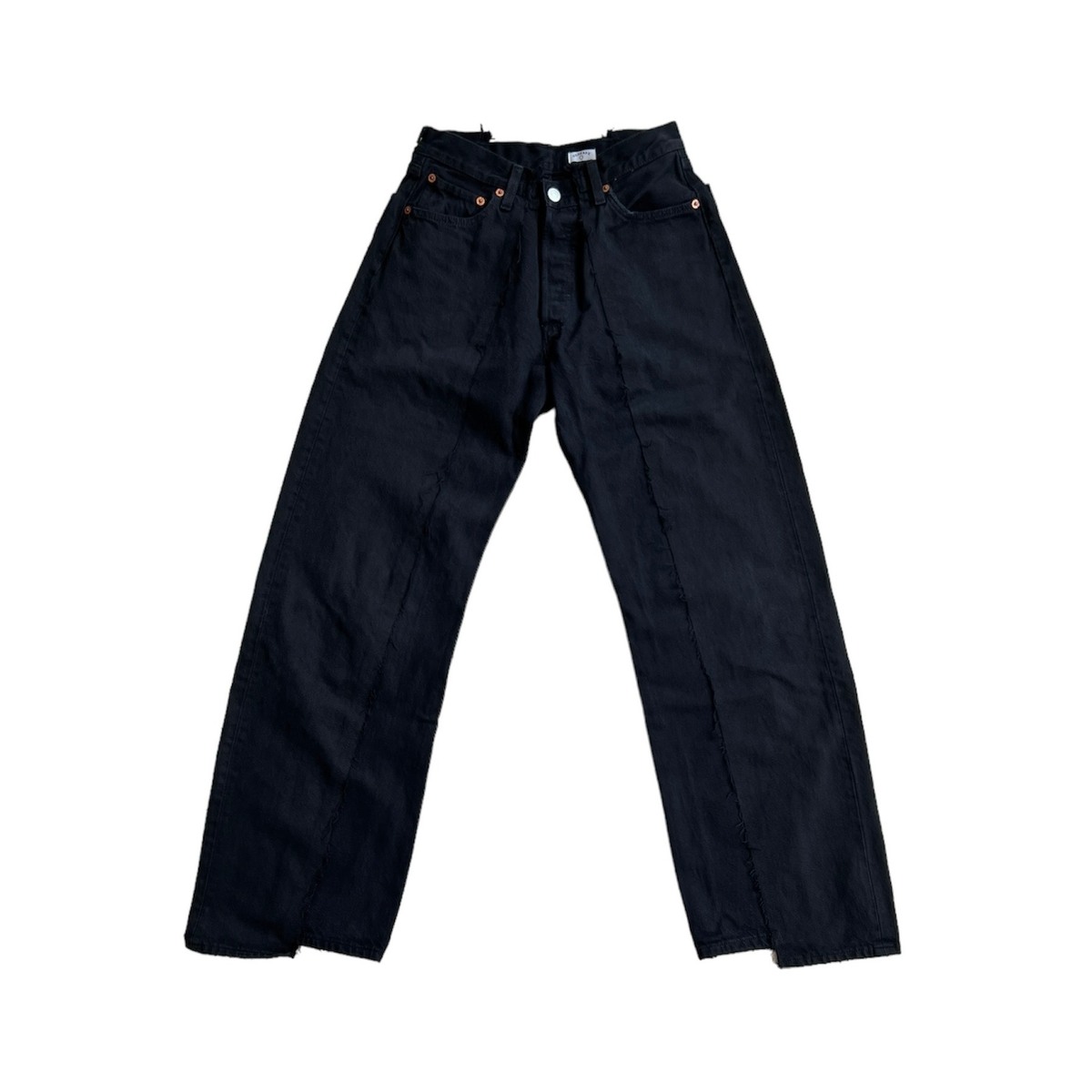 OLDPARK baggy jeans black-XS - 画像3枚目