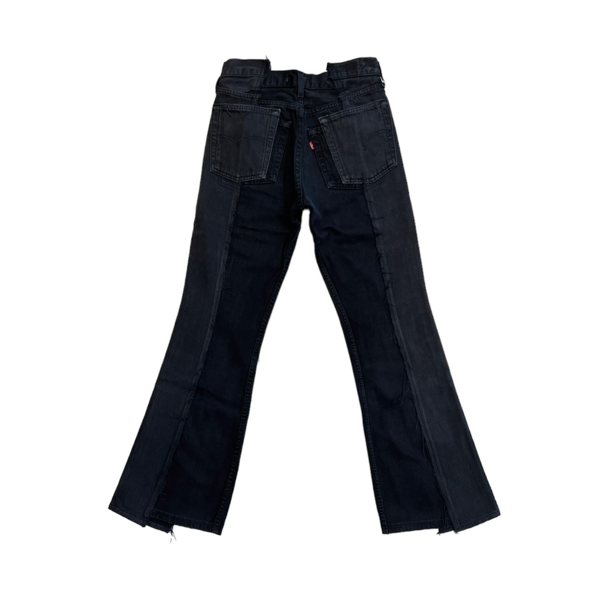 OLDPARK W pocket flare jeans black -S - 画像2枚目