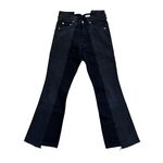 OLDPARK W pocket flare jeans black -S 1