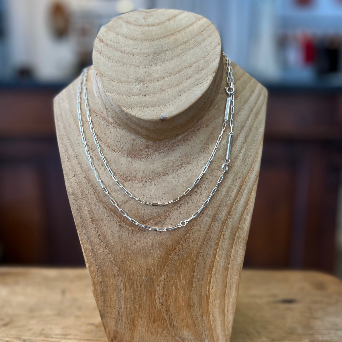 END long round cut chain necklace - 画像1枚目