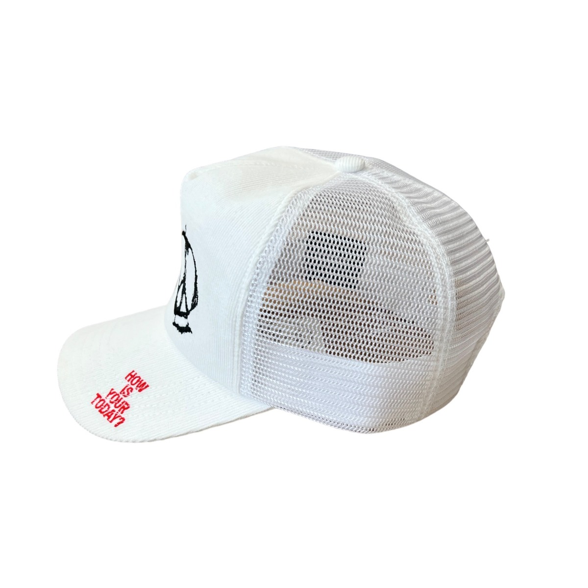 TODAY edition president mesh cap peace -white - 画像3枚目