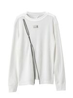 TAKAHIROMIYASHITATheSoloist new two-way zip reverse l/s waffle t 3