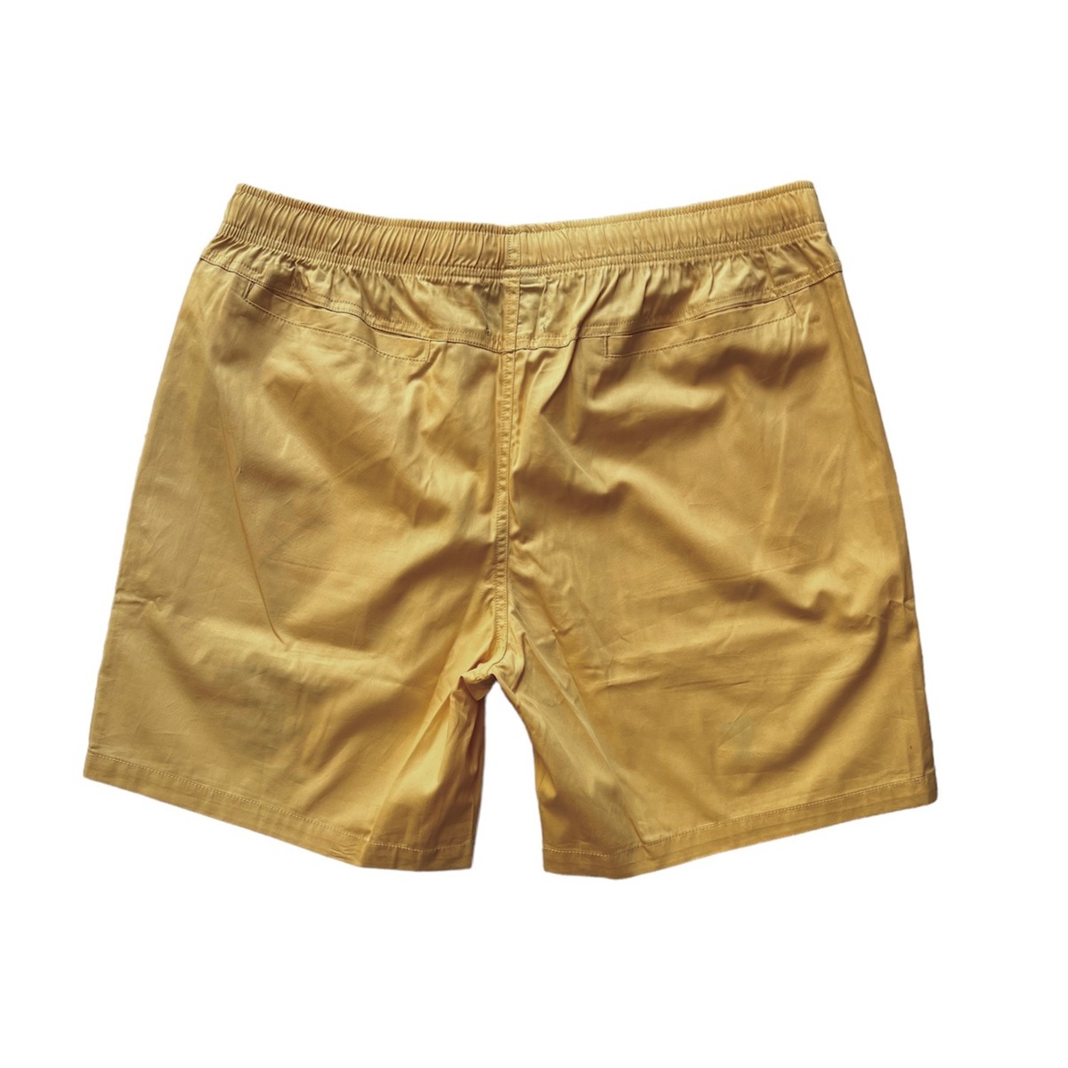 TODAY edition embroidery beach shorts - mustard - 画像2枚目