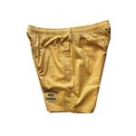 TODAY edition embroidery beach shorts - mustard 4