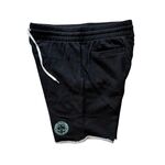 TODAY edition embroidery track shorts - black 3