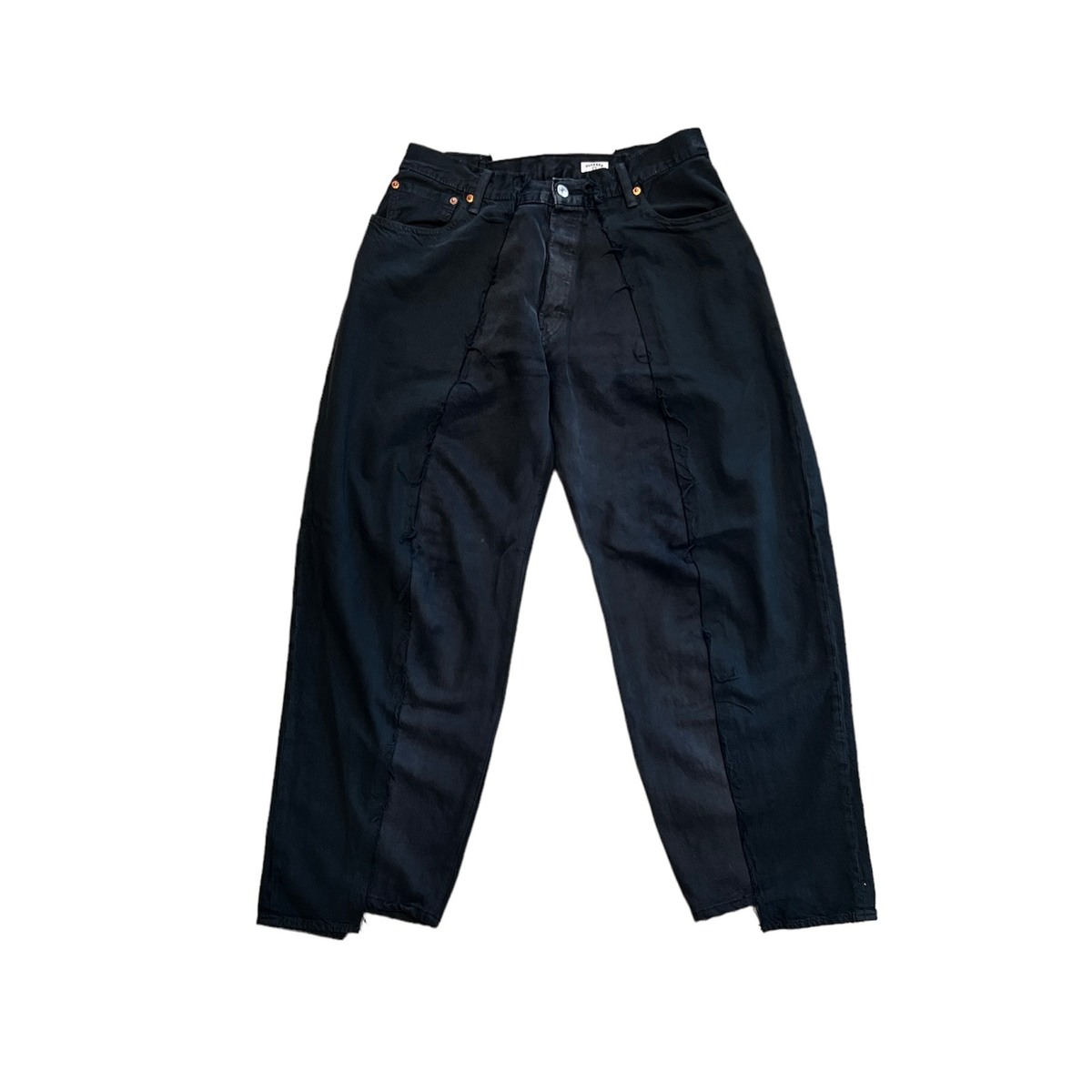 OLDPARK baggy jeans black -L - 画像3枚目