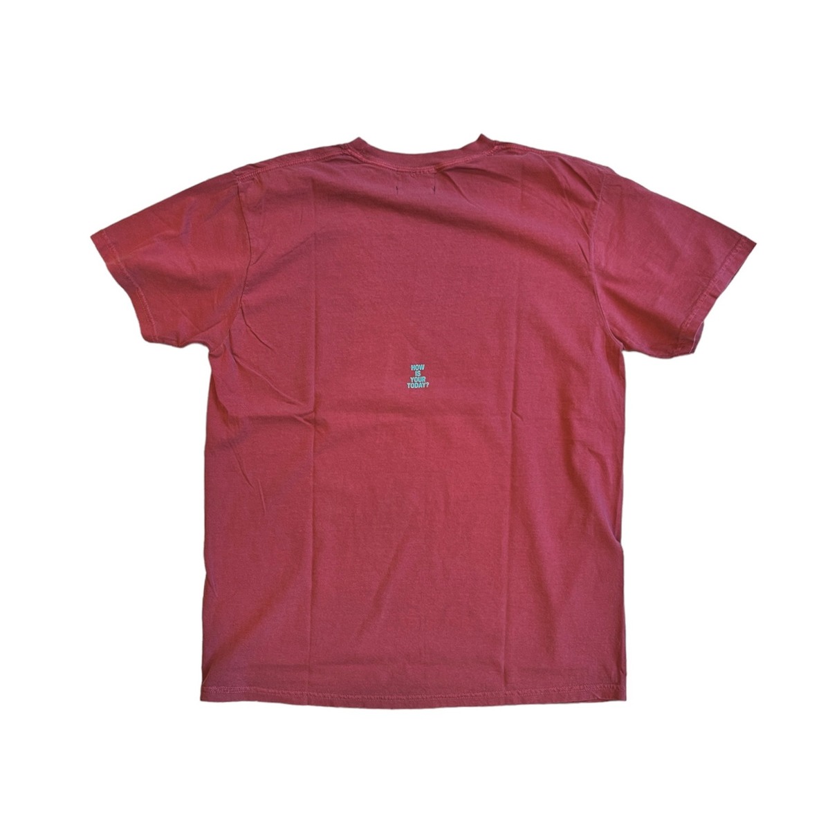 TODAY edition printed ringer SAN FRANCISCO SS Tee -crimson - 画像2枚目