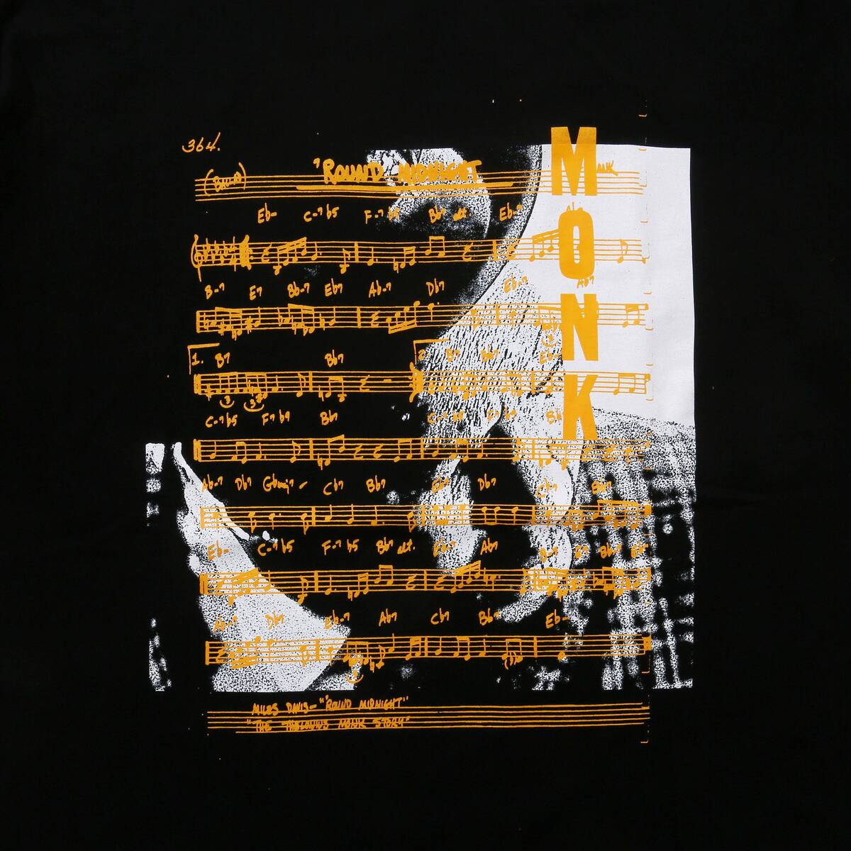 CITY COUNTRY CITY Cotton T-Shirts Thelonious Monk Round Midnight - 画像3枚目