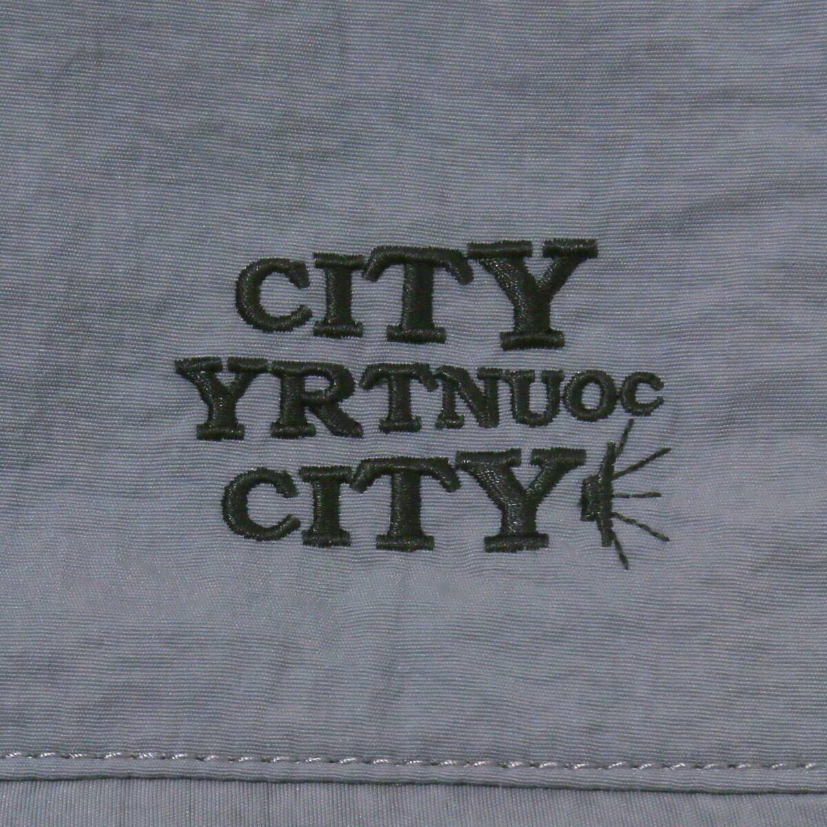 CITY COUNTRY CITY Embroidered Logo Nylon Pants-Gray - 画像5枚目