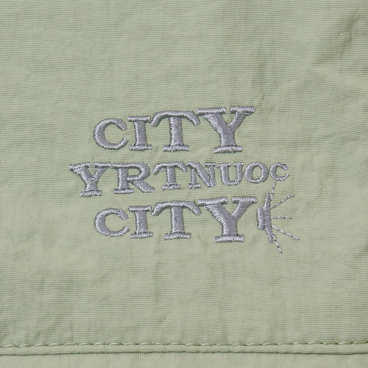 CITY COUNTRY CITY Embroidered Logo Nylon Pants-Ivory 写真5