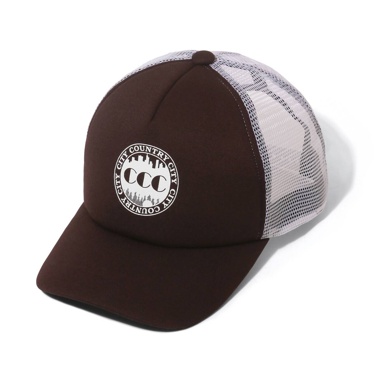 CITY COUNTRY CITY Mesh Cap -brown 1