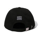 CITY COUNTRY CITY Embroidered Logo Cotton Cap C-black 3