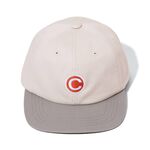 CITY COUNTRY CITY Embroidered Logo Cotton Cap C-Ivory 2