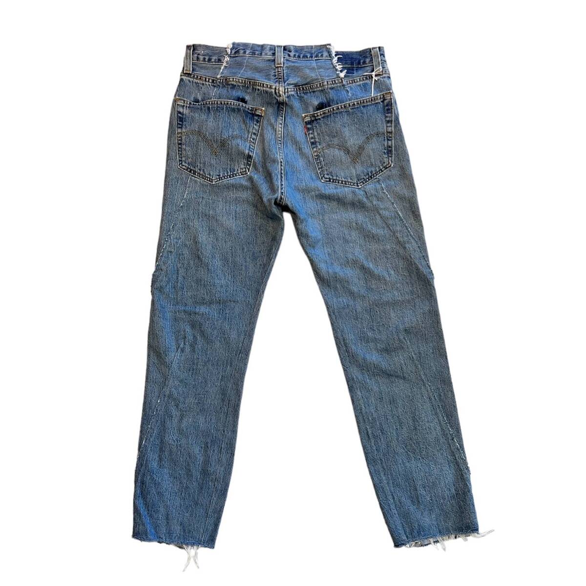 OLDPARK darts jeans 2 blue -L - 画像2枚目