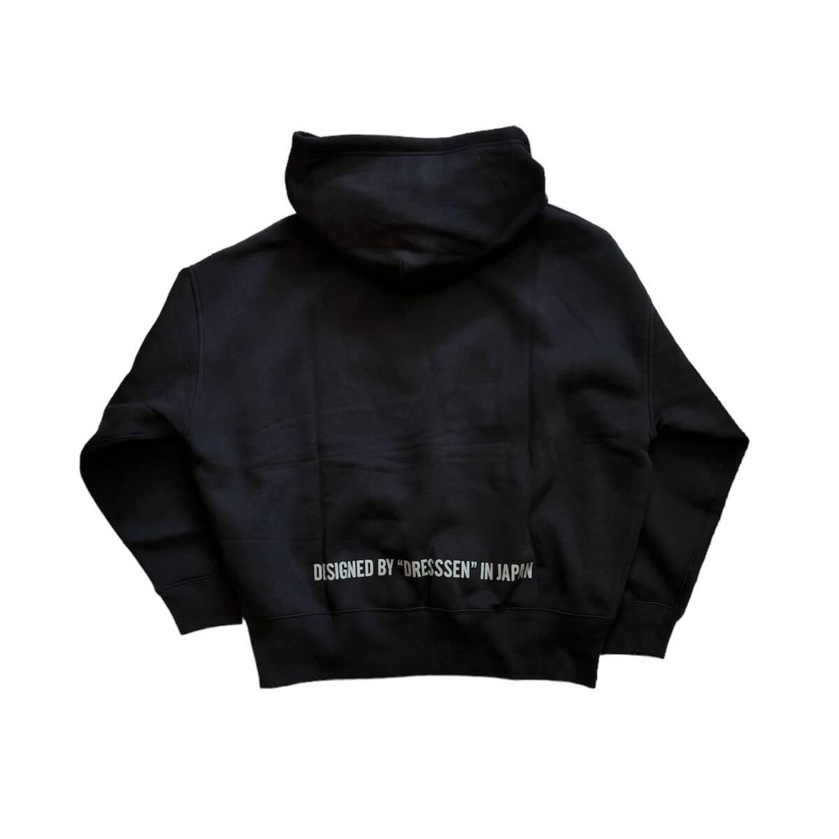 DRESSSEN Hooded Sweat Shirt "THAT`S THE POWER OF MUSIC" -black - 画像2枚目