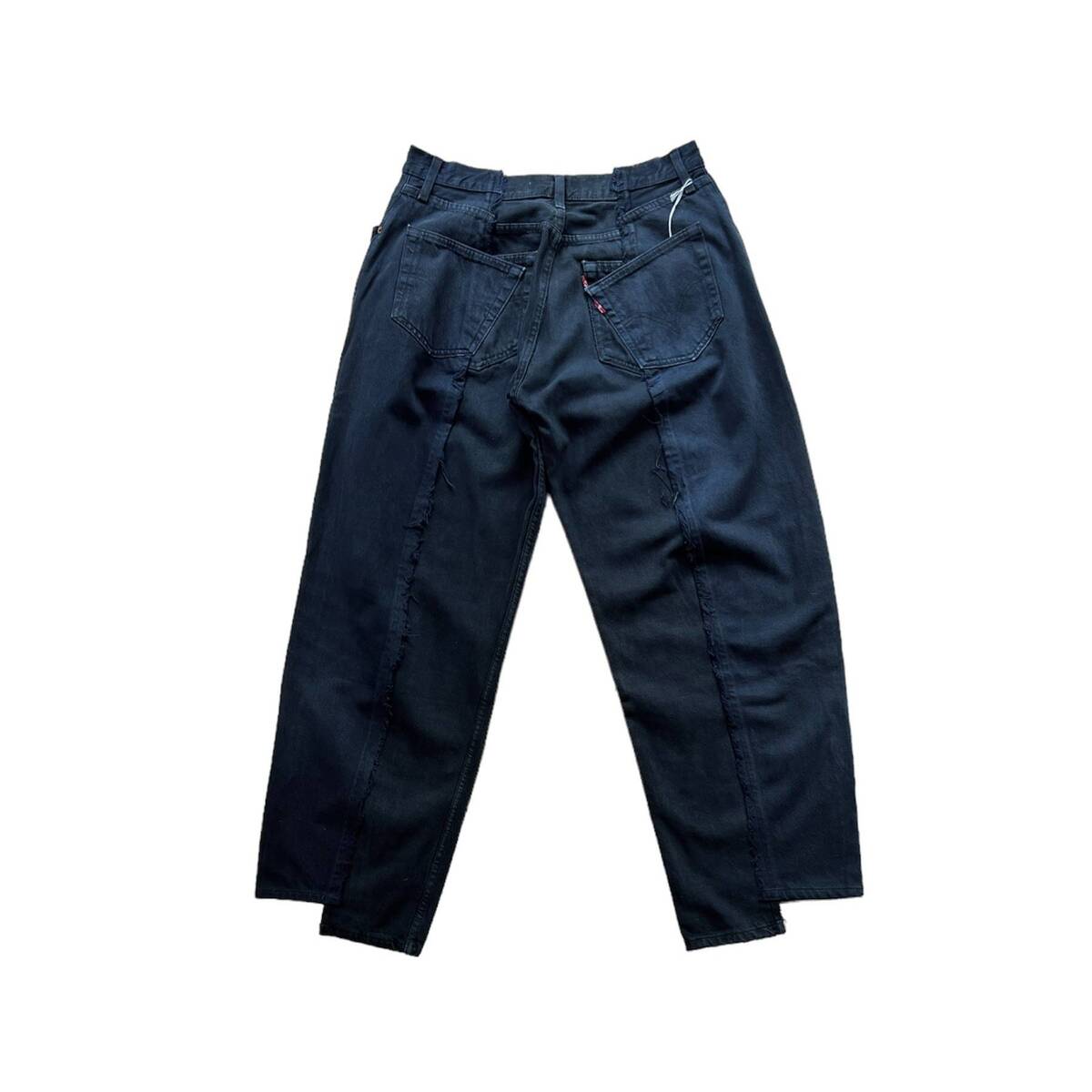 OLDPARK baggy jeans black -L - 画像2枚目