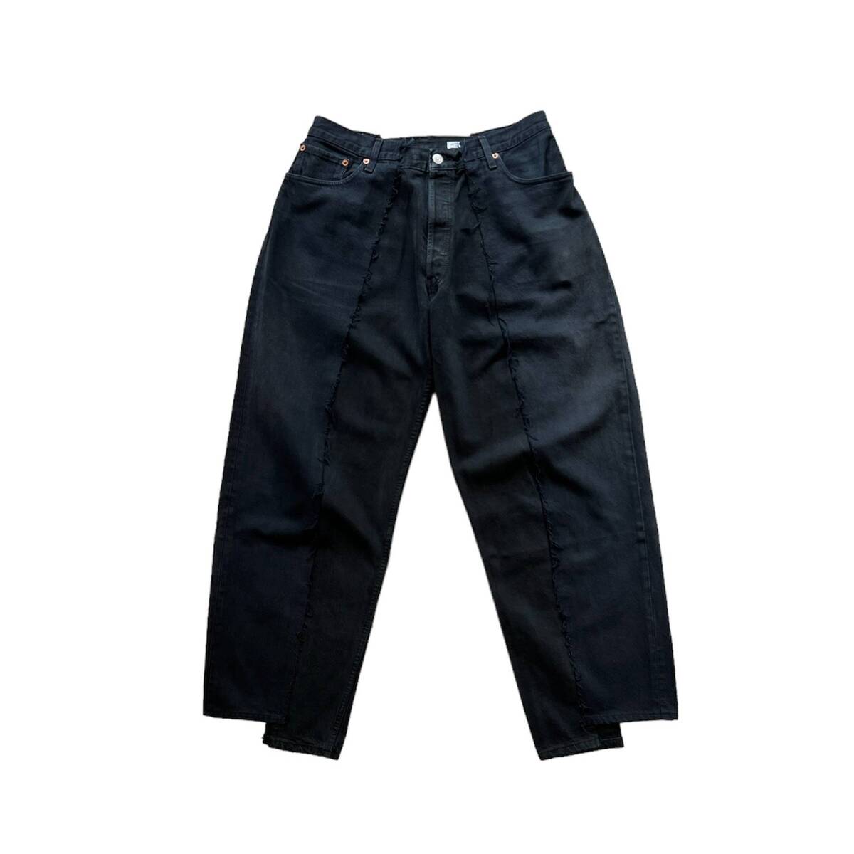 OLDPARK baggy jeans blackパンツ